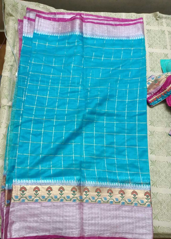 Blue 💙 Fashion Saree