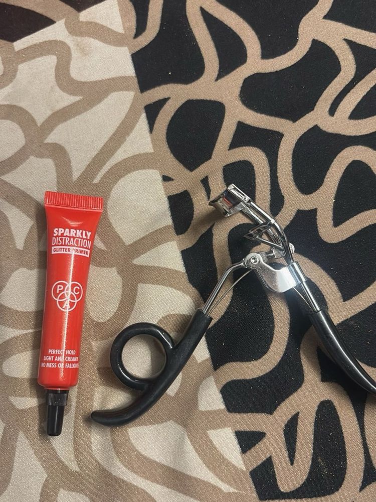 Eyelash Curler &amp; Glitter Primer