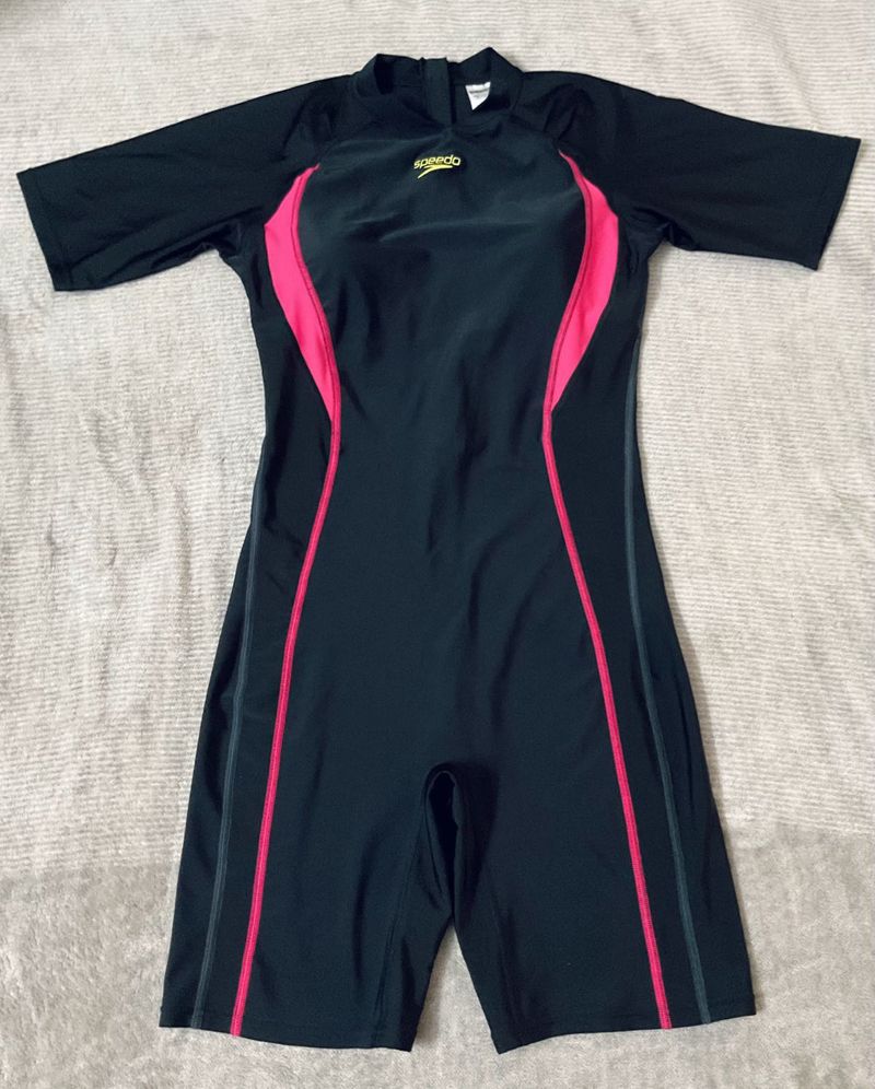Speedo Swimsuit - Black &amp; Pink