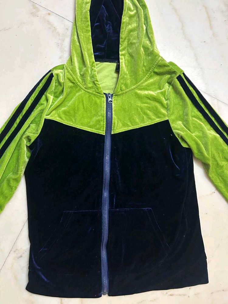 Velvet Hoodie Jacket