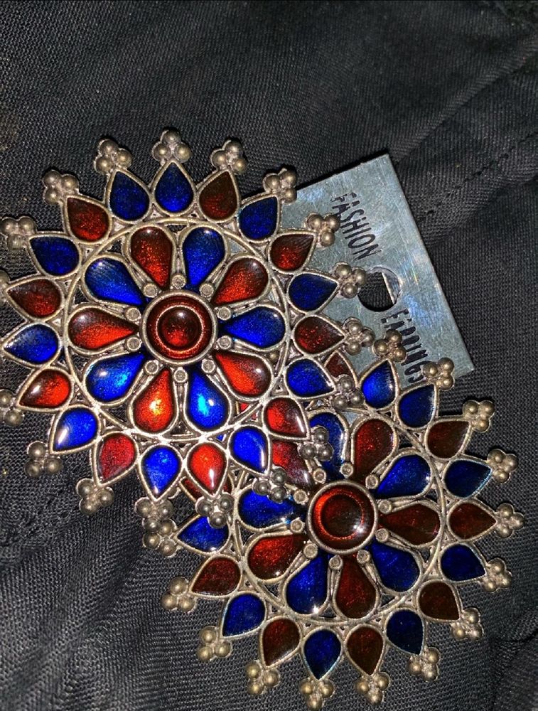 Navratri Oxidised Studs