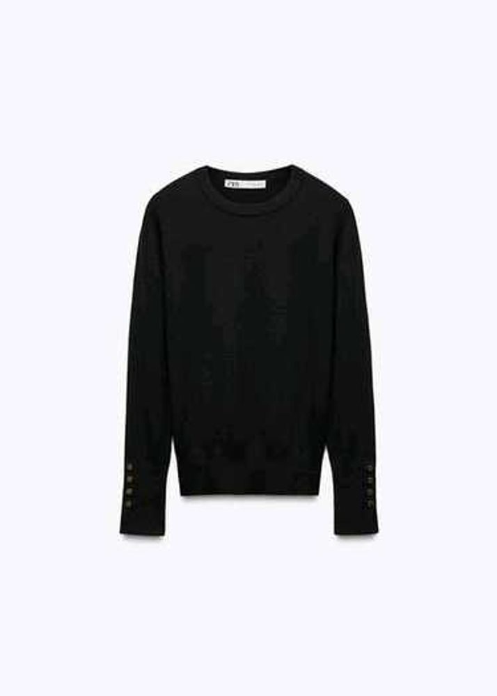 Zara Basic Plain Knit Sweater
