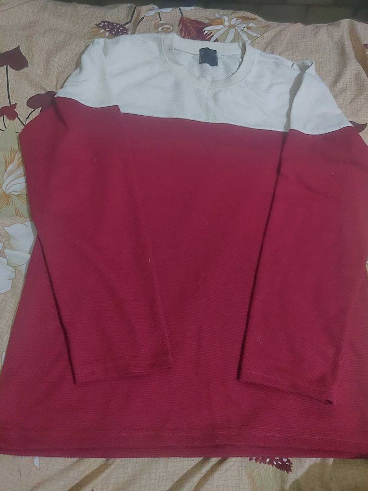 Two-Tone Long Sleeve T-Shirt