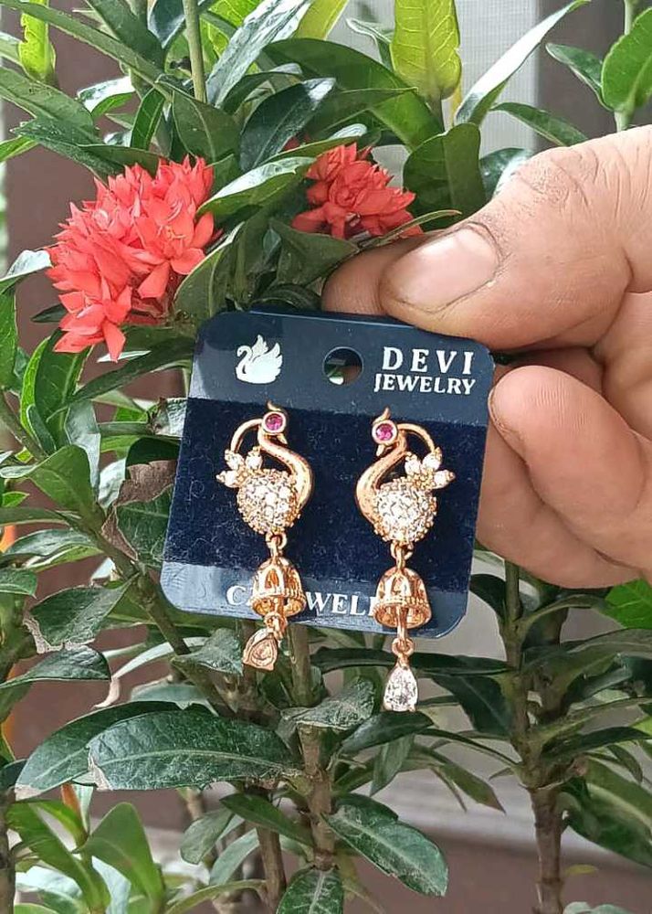 Elegant Peacock Earrings