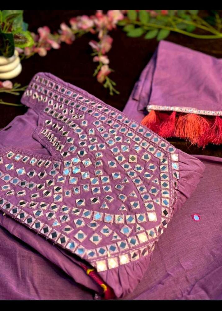 Totally new with tag Mirror Work Kurta Set