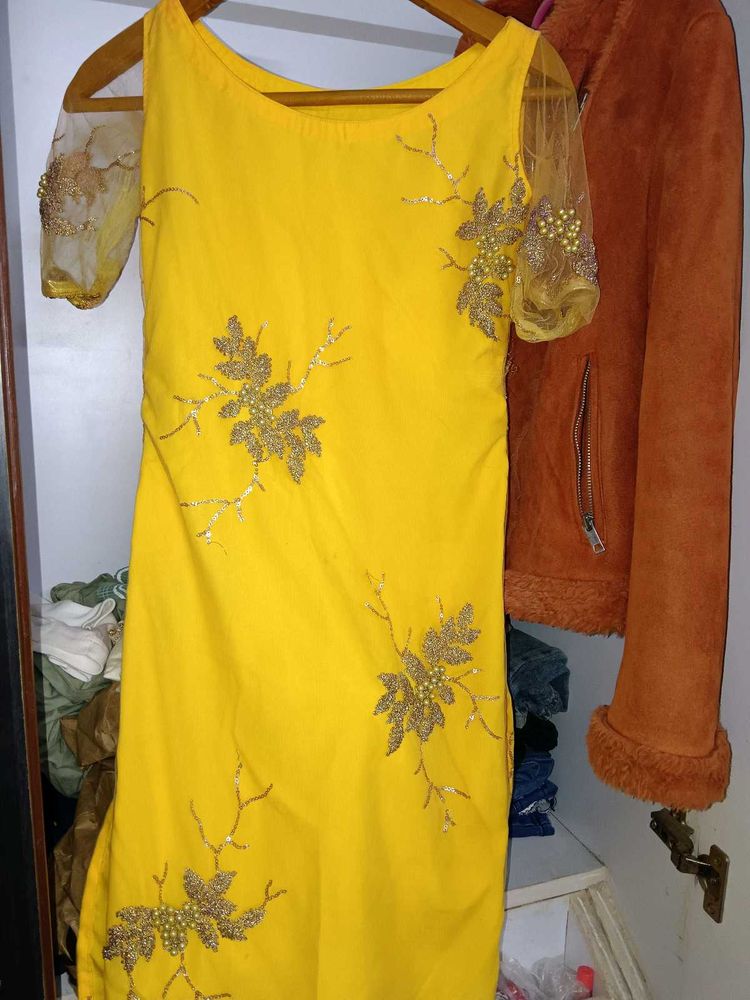 Elegant Yellow Kurta