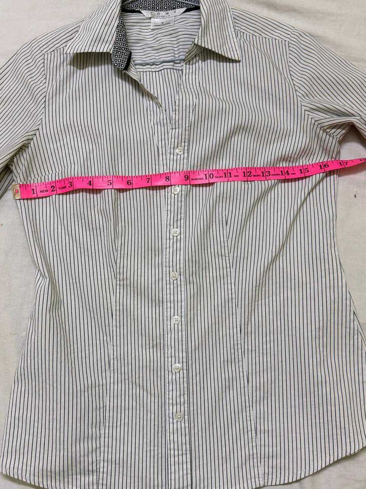 Striped Button-Down Shirt