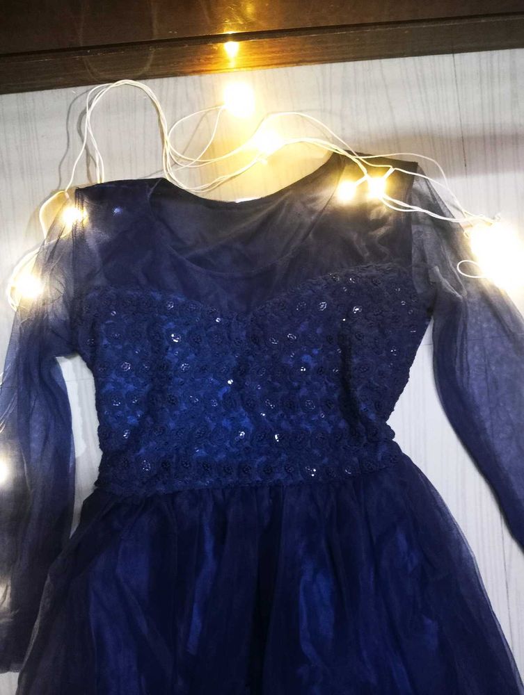 Navy Blue Formal Dress