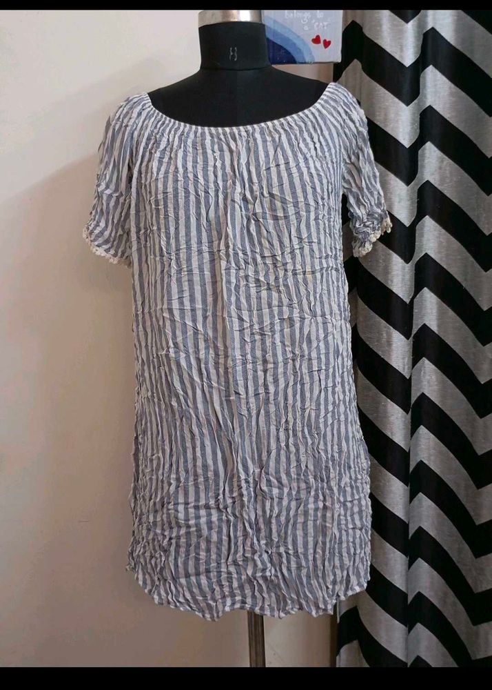 Off Shoulder Plus Size Top