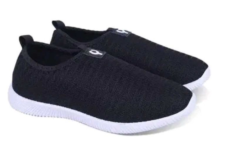 Stylish Black Slip-On Sneakers