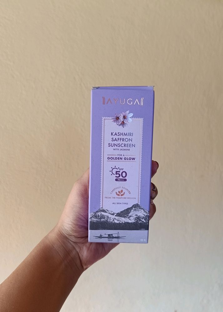 Ayuga Kashmiri Saffron Sunscreen Spf50 PA++++