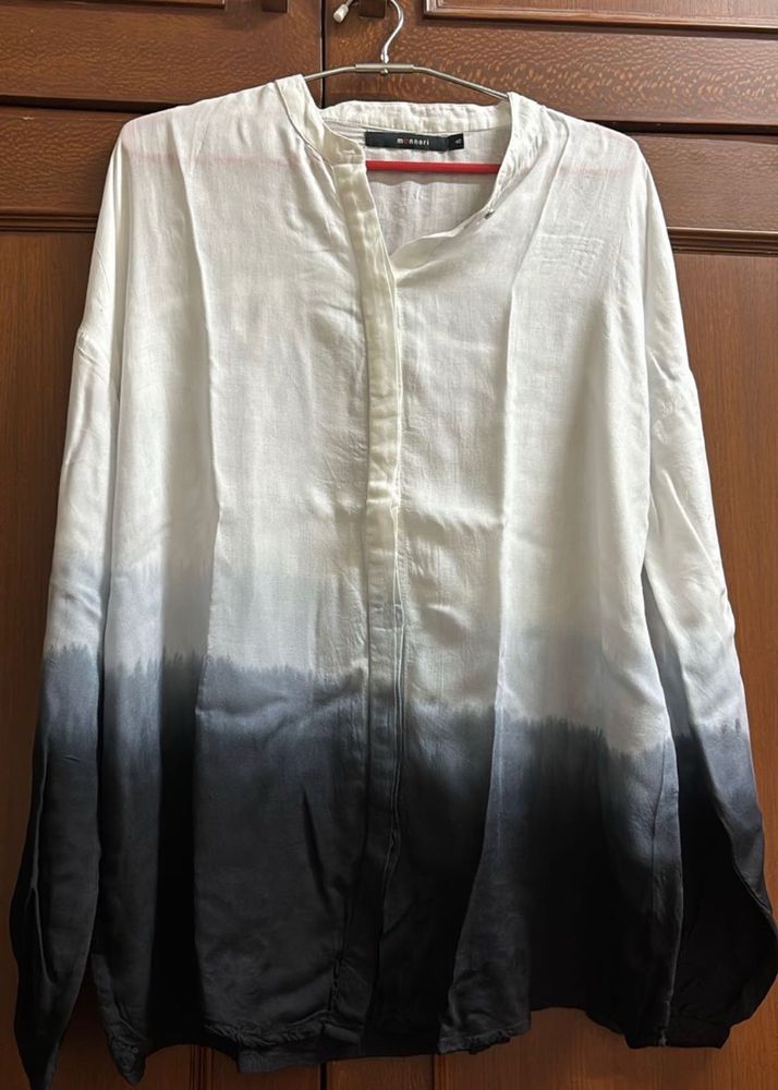 Shirt Black White Shaded