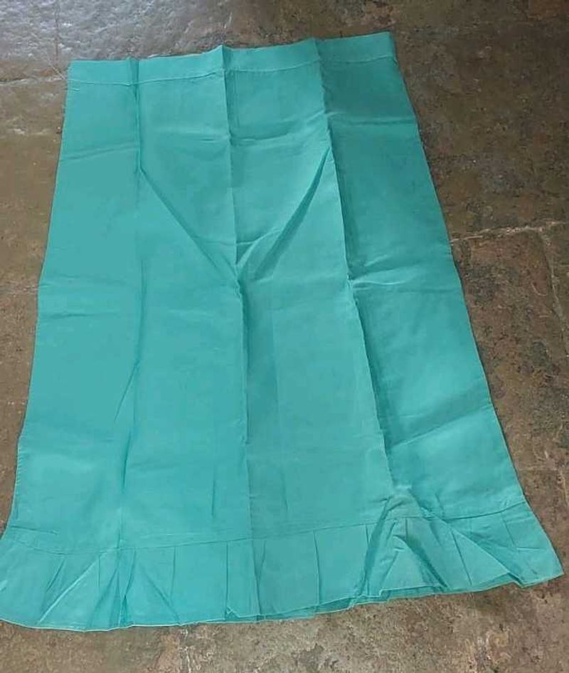 Aqua Cotton Petticoat