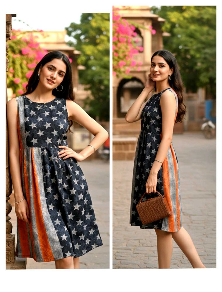 ⭐Star Print Midi Dress⭐