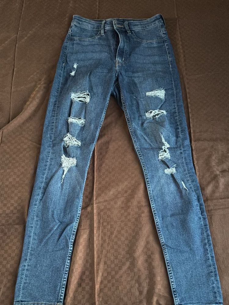 H&amp;M Ripped Denim Jeans