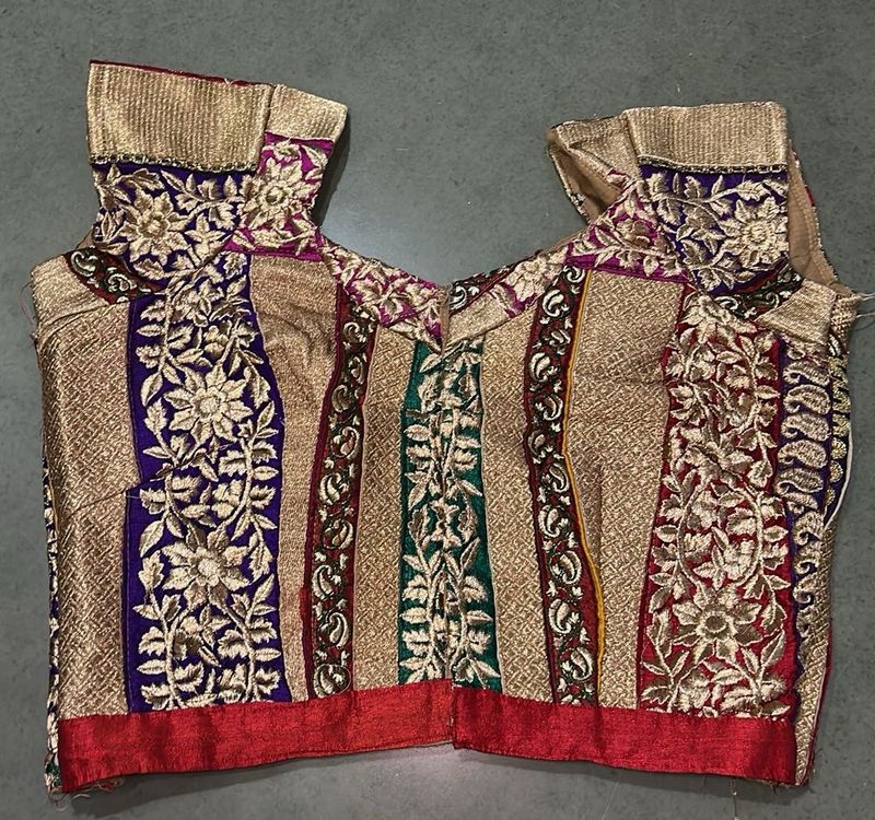 Embroidered Sari Blouse