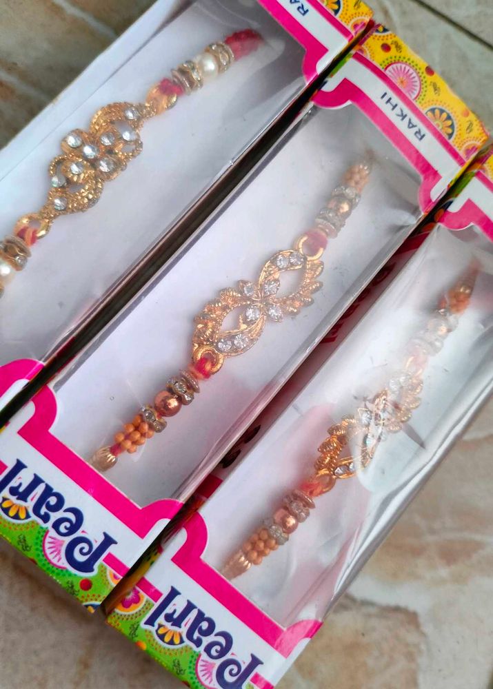 Set of 3 Rakhi Bracelets