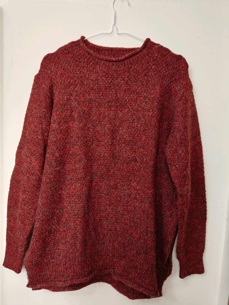 Red Knit Sweater
