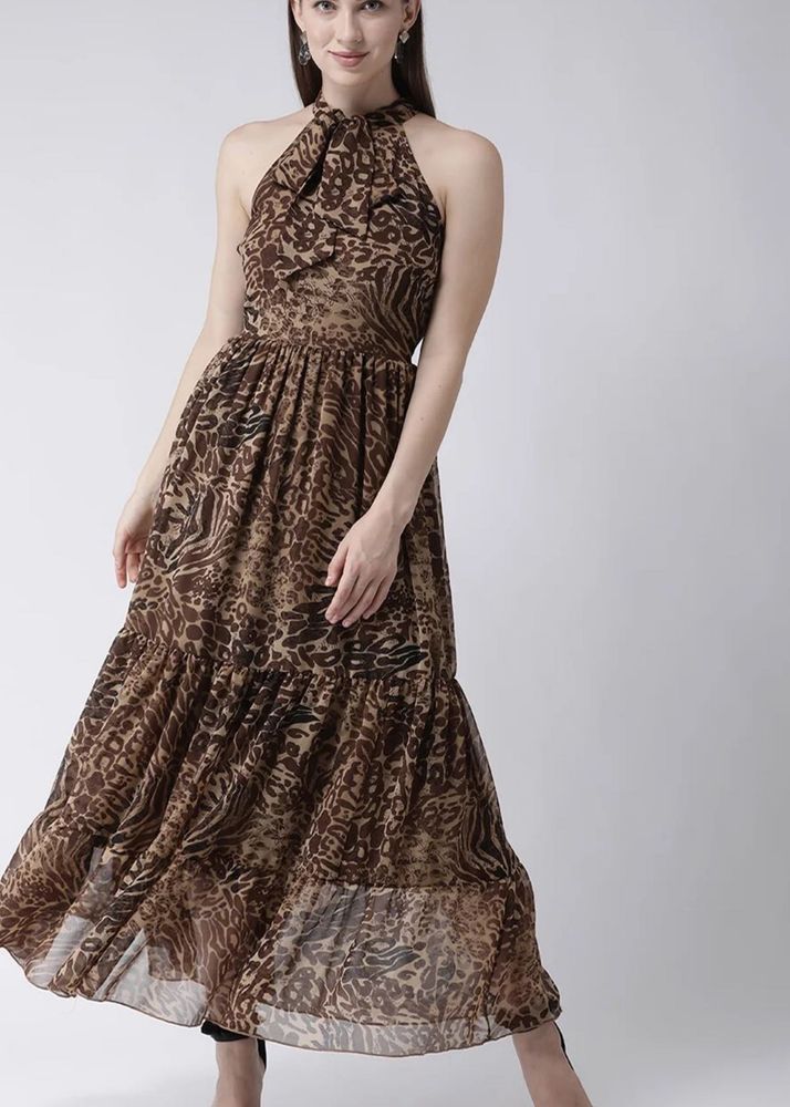 Animal Print Maxi Dress