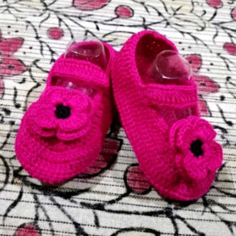 Handmade Crochet Baby Booties