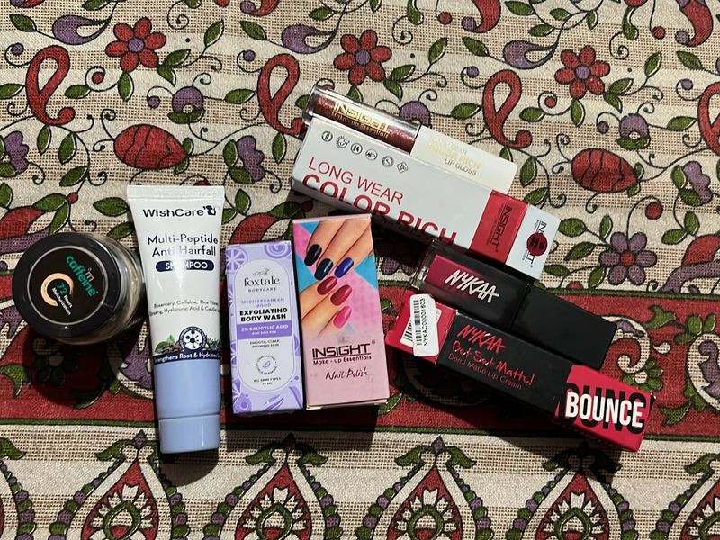 Makeup ,skincare, Haircare Combo