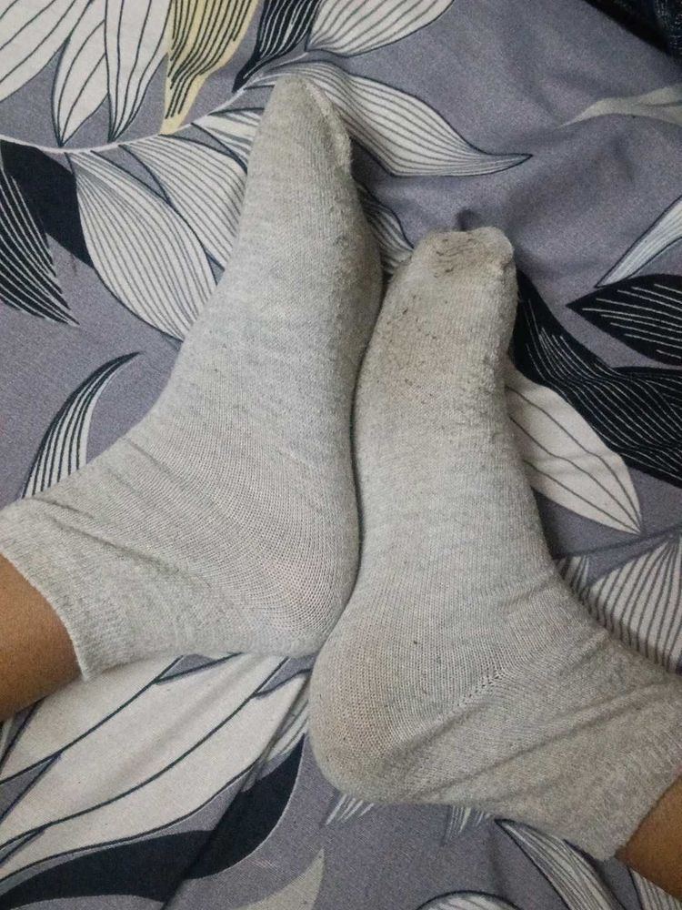 Grey Ankle Socks