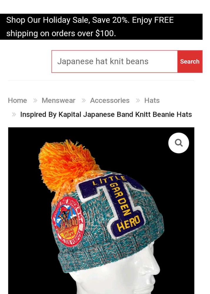 Kapital Knit Beanie Hat