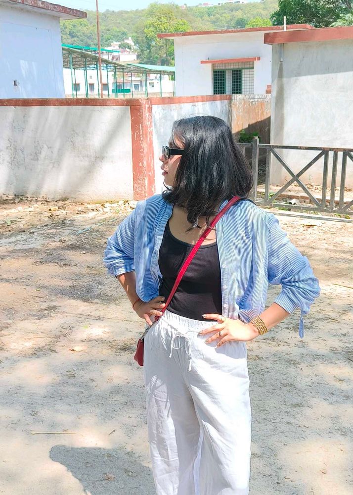 Trendy Crop Shirt