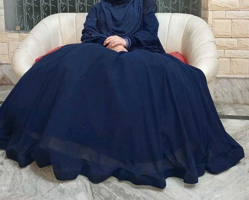 Elegant Navy Blue gown