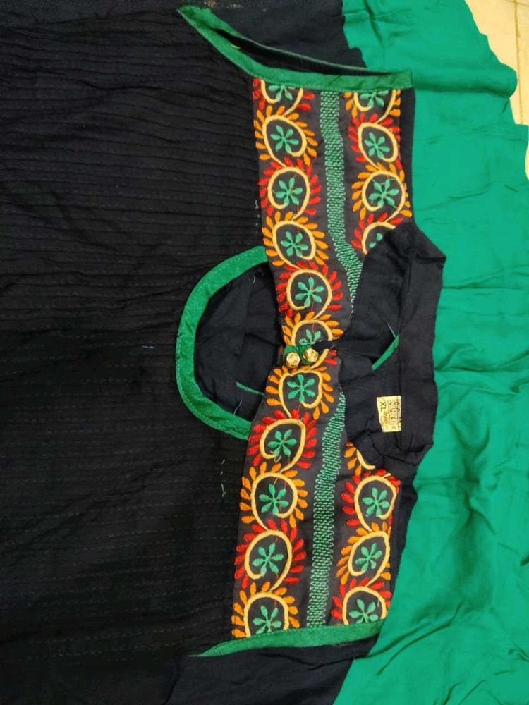 Ethnic Kurta and Skirt Set