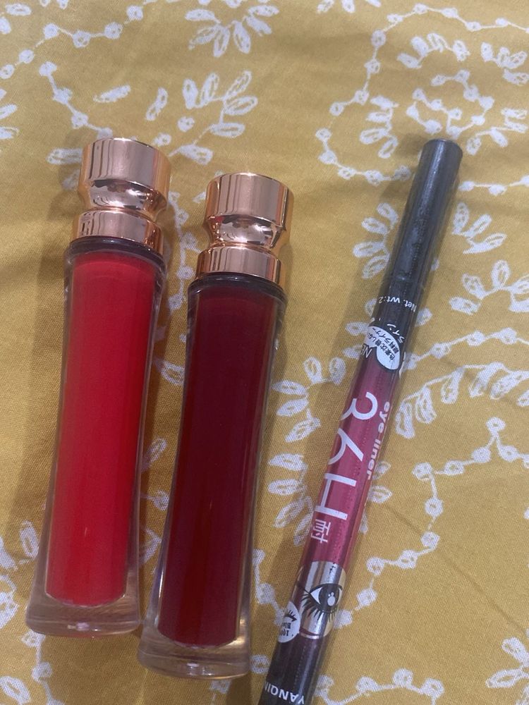 Lip Gloss and Eyeliner Set