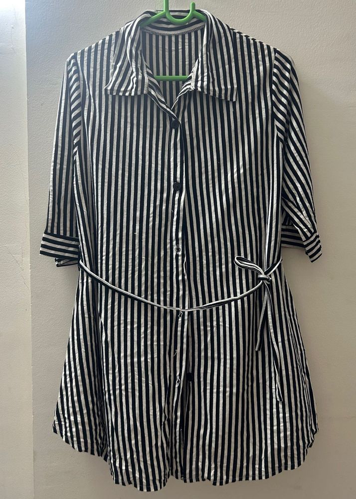 Zebra Crossing Print Top