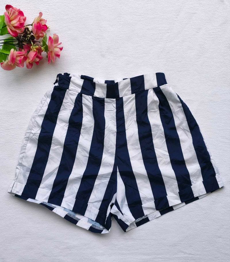 Striped Casual Shorts