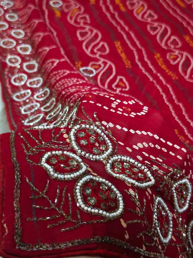 High&#39; Quantity Bandhani Saree 🔥