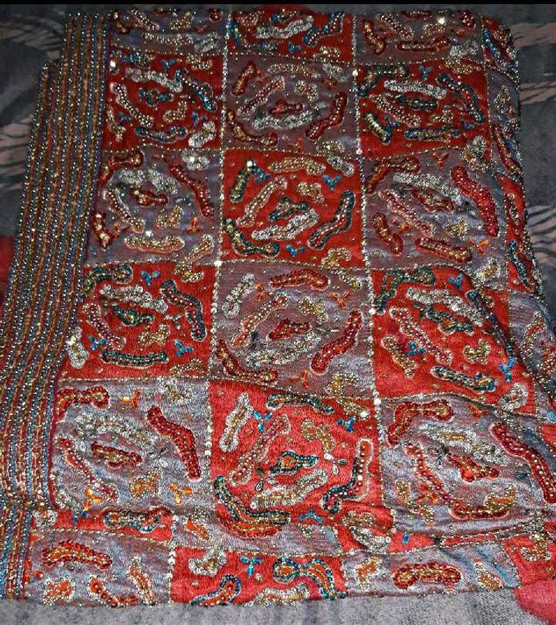 Heavy Bridal Kalyan Silks Saree For Donation