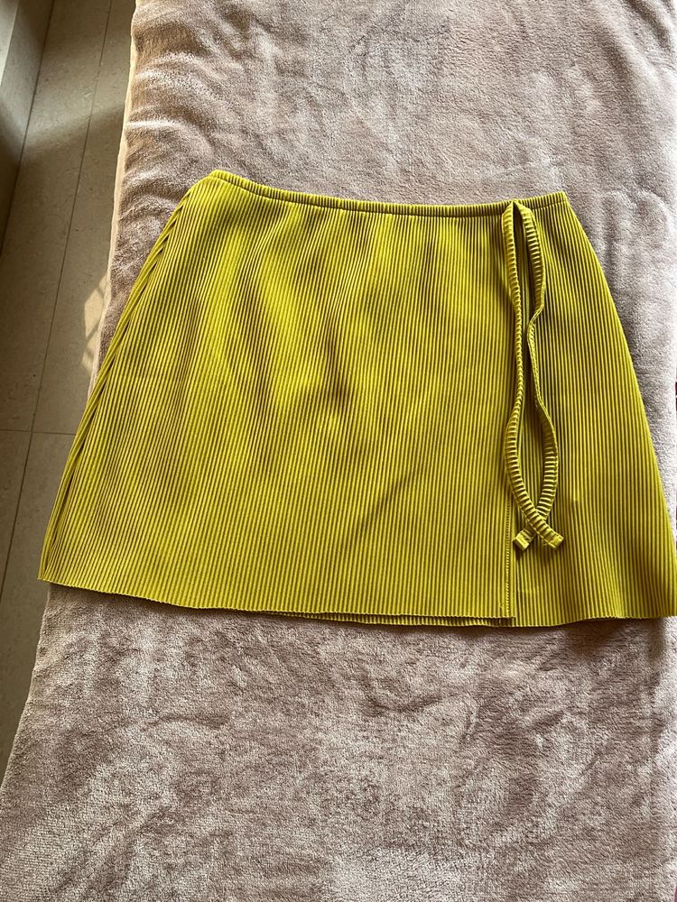Westside Chic Olive Green Mini Skirt
