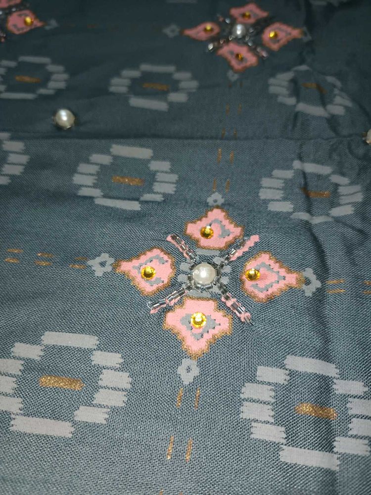 Grey Kurta