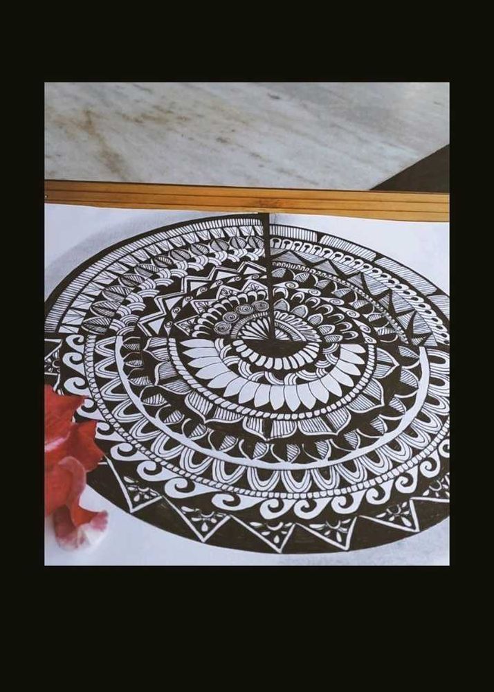 🎨3D Handmade Mandala Art🎨