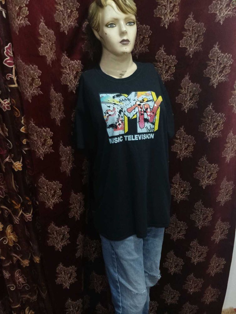 MTV Men's Retro Logo T-Shirt