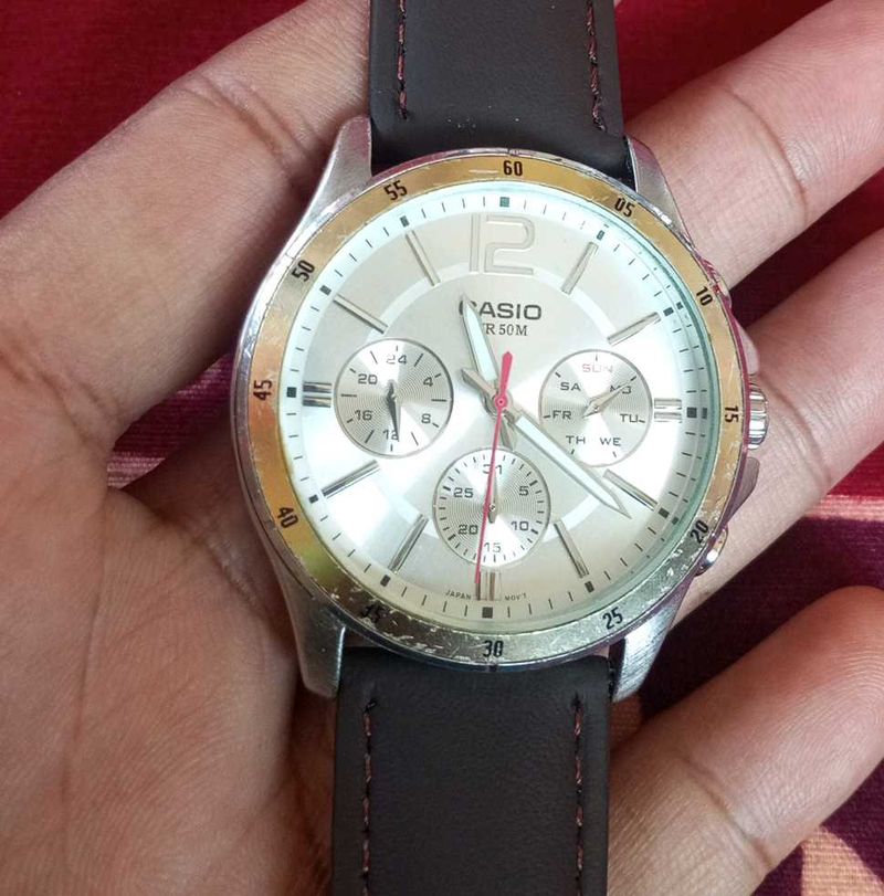 Casio Orignal Mtp 1374 Mens Multifunction Watch