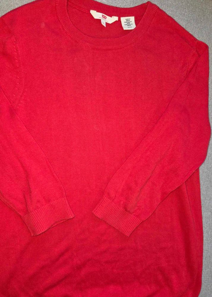 cotton blend Levi&#39;s Red pullover