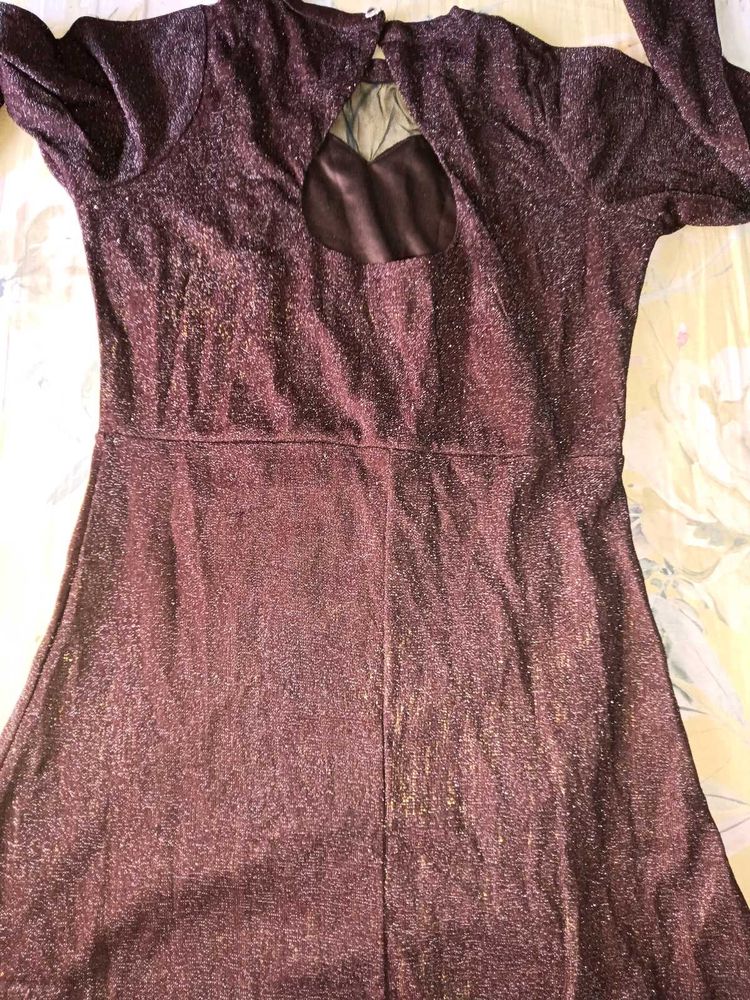 Maroon Evening Dress