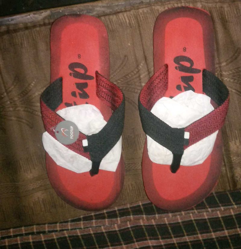 FOOTUP Red Flip-Flops