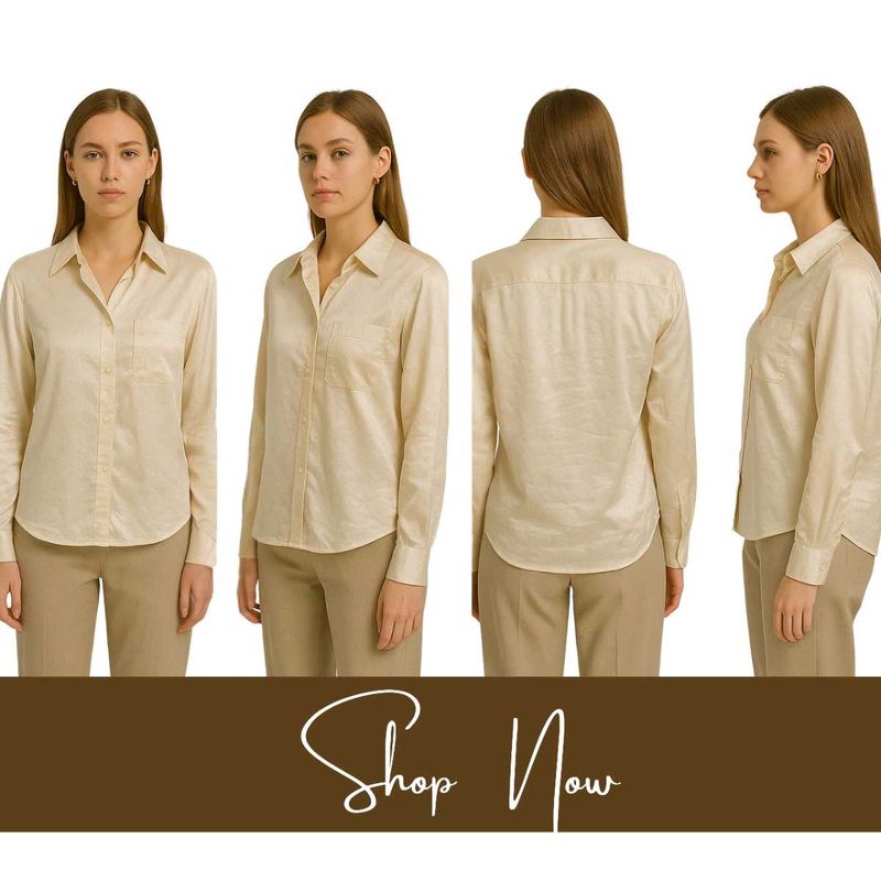 Unisex Silk Shirt ( Luxurious &amp; Lightweight)