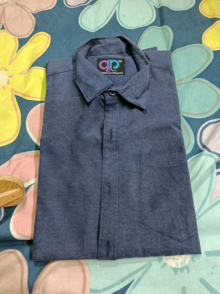 Blue Casual Shirt