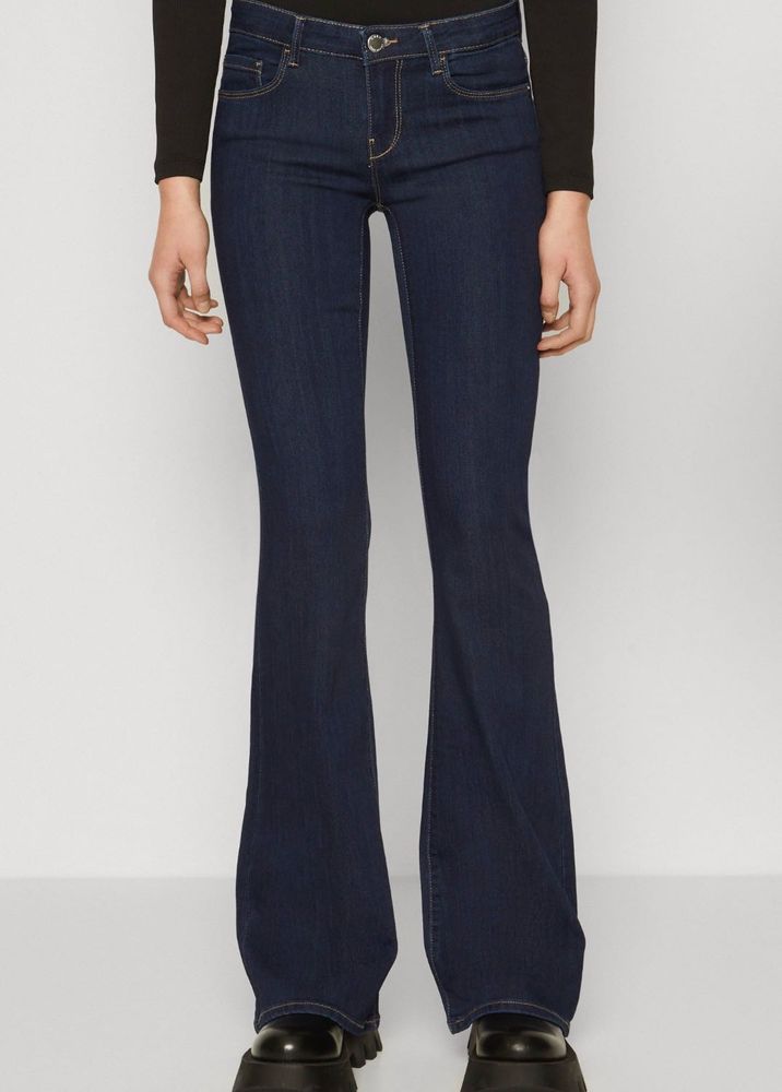 ONLY brand Flared Dark Denim Jeans