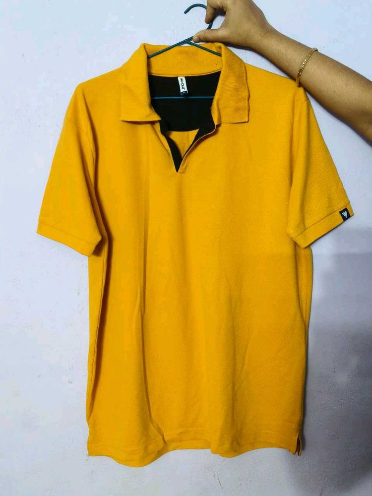 Mustard Polo T-Shirt