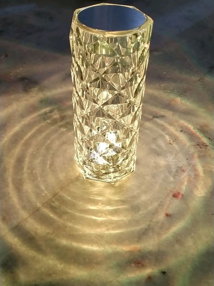 Rose diamond Table USB Charging Touch Lamp