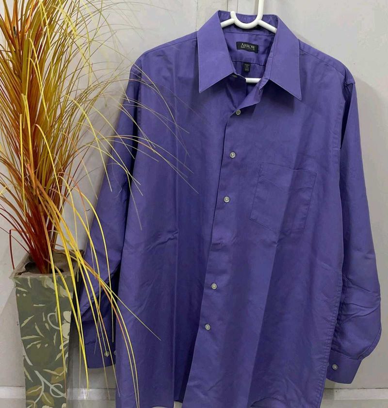 Arrow Purple Dress Shirt