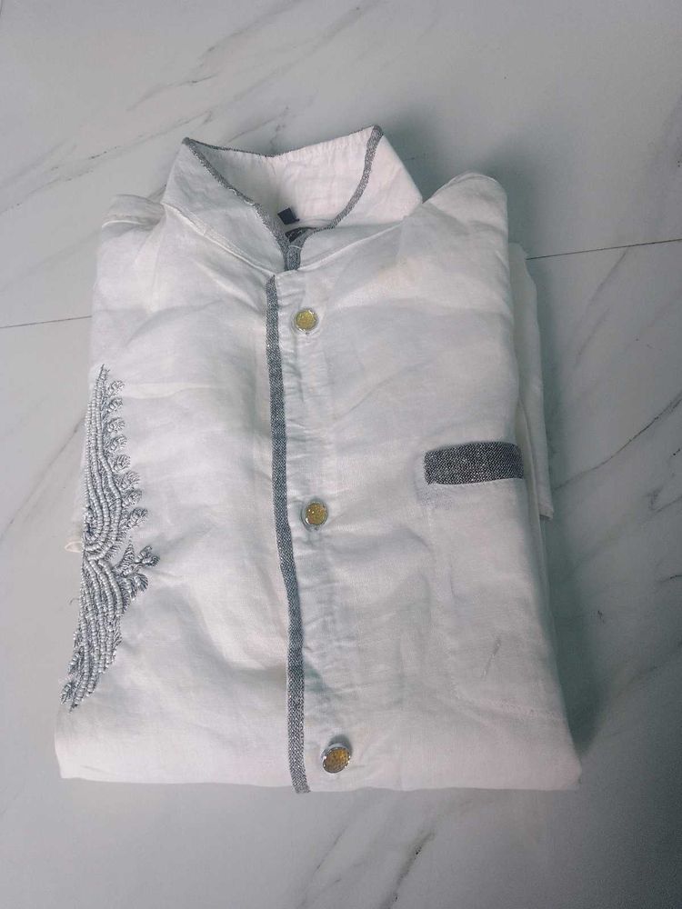 Elegant White Kurta
